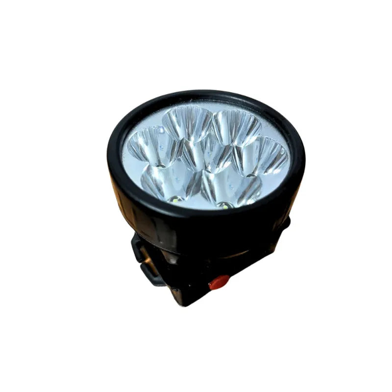 مصباح أمامي LED – موديل 1396، أسود اللون، مزود بشريط مطاطي قابل للتعديل