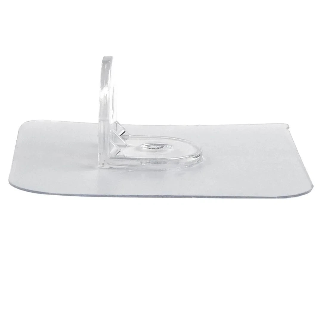 Corner double-sided adhesive set for shelf installation