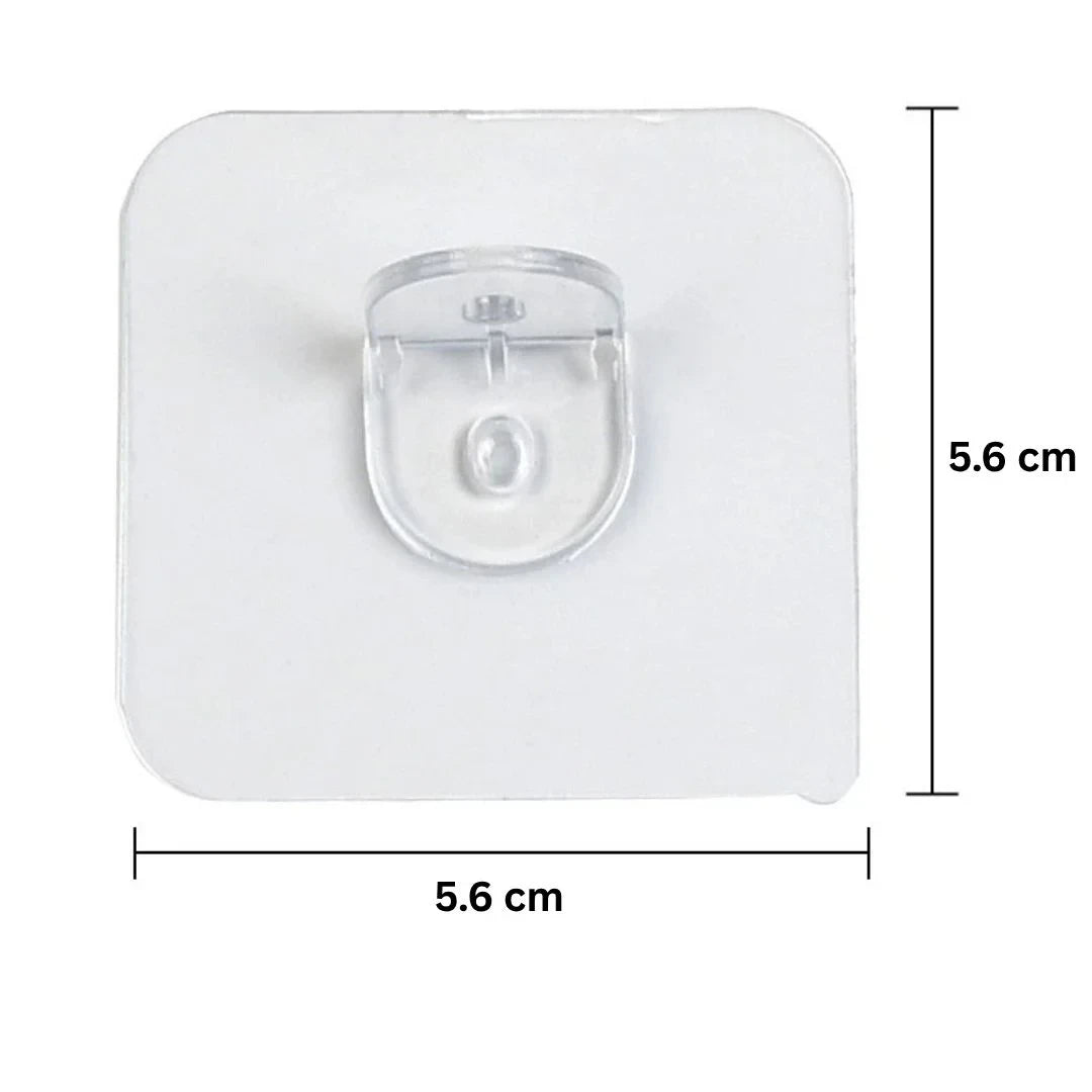 Corner double-sided adhesive set for shelf installation
