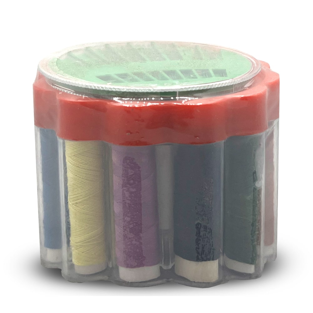 صندوق خياطة مكون من 24 قطعة – تخزين عملي لمستلزمات الخياطة