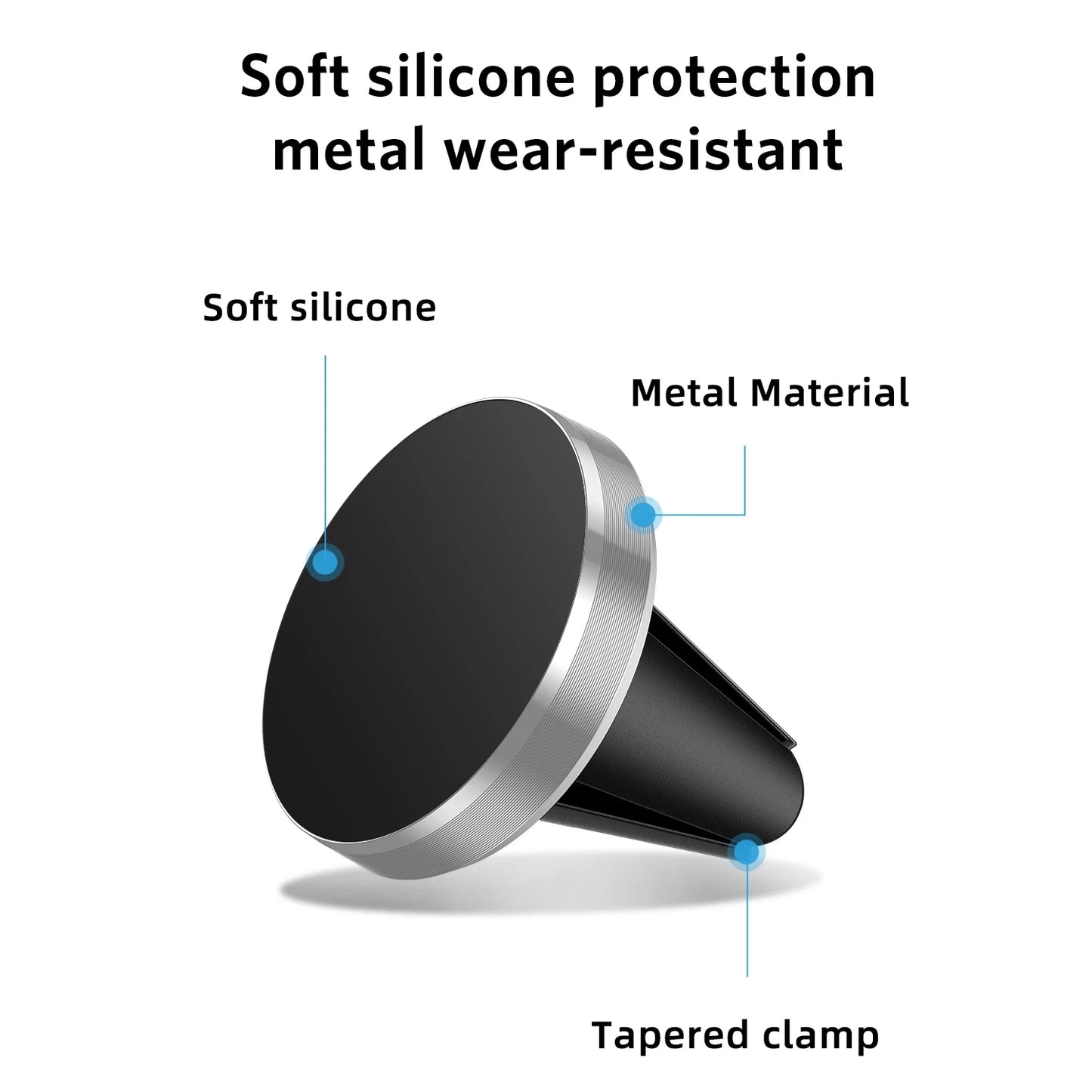 حامل هاتف مغناطيسي للسيارة - تثبيت آمن بلمسة واحدة!