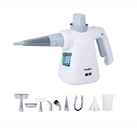 جهاز تنظيف وتعقيم بخار Sonifer SF-2267 متعدد الاستخدامات 1000 واط مع مجموعة ملحقات