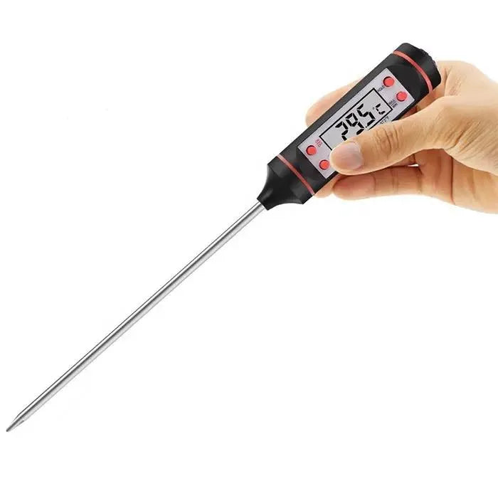جهاز قياس حرارة الطعام الإلكتروني LCD للمطبخ