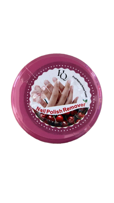 مناديل لازالة طلاء الاظافر معطرة سهلة الحمل وخالية من الوبر