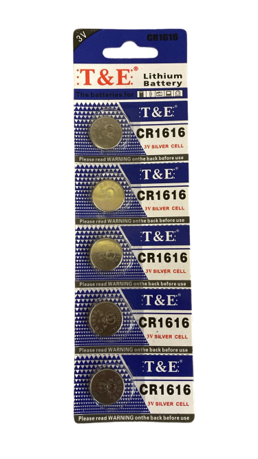 بطاريات ليثيوم جديدة 3 فولت 5 قطع Cr1616 Br1616 1616