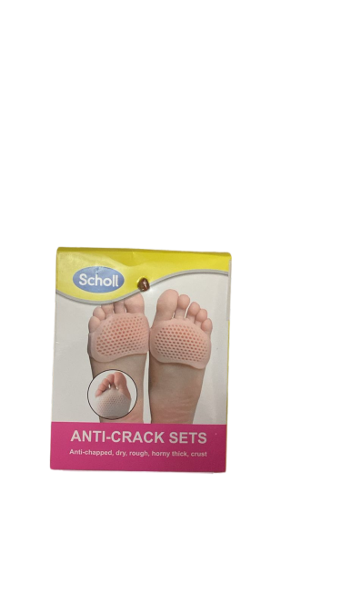 مجموعة مصححات وفواصل أصابع القدم من السيليكون Scholl - للعناية الشاملة بالقدم (زوج واحد)