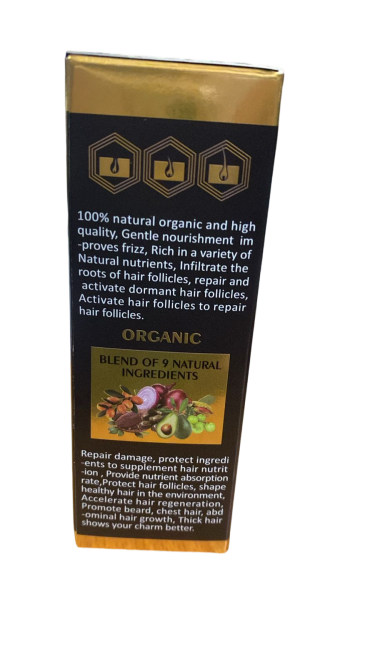 زيت تكثيف الشعر واللحية نتروكندا التايلندي الأصلي – لحية كثيفة، ناعمة وجذابة!