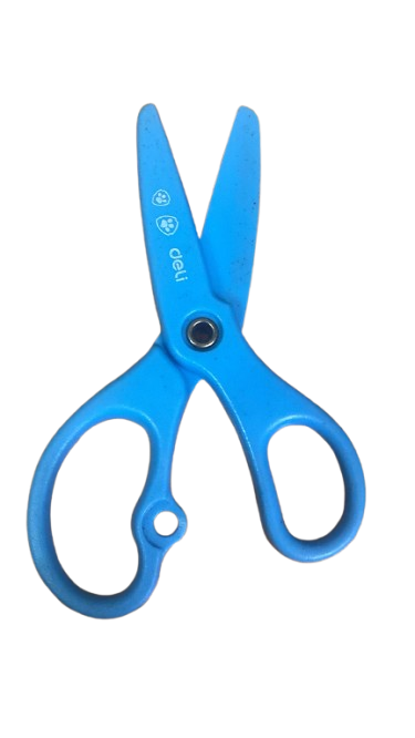 مقص ورق Deli للأطفال والمنزل - آمن وعملي