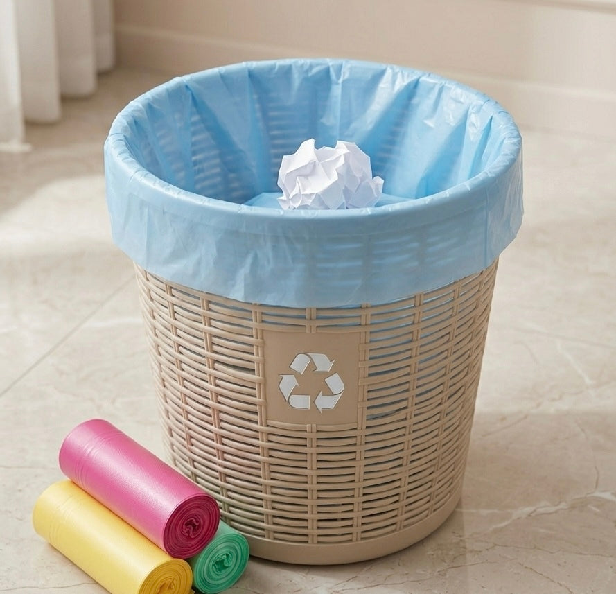 Colored bin bags - 4 rolls