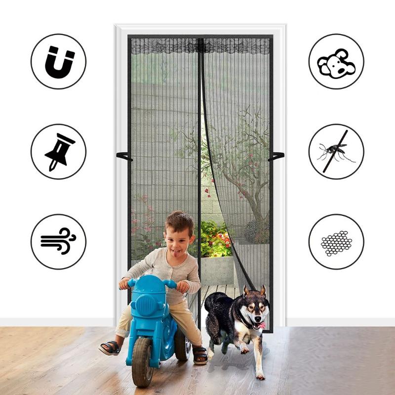 Magnetic screen door