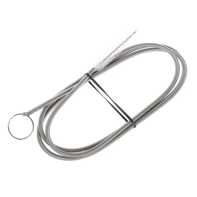 فرشاة تنظيف وتصريف أنابيب المطبخ، حوض الغسيل، أنابيب الثلاجة، أنابيب التغذية والتصريف– بطول 155 سم