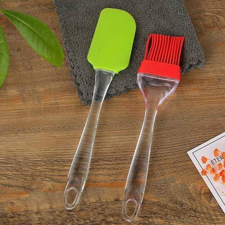 مجموعة فراشي الزيت سليكون قطعتين