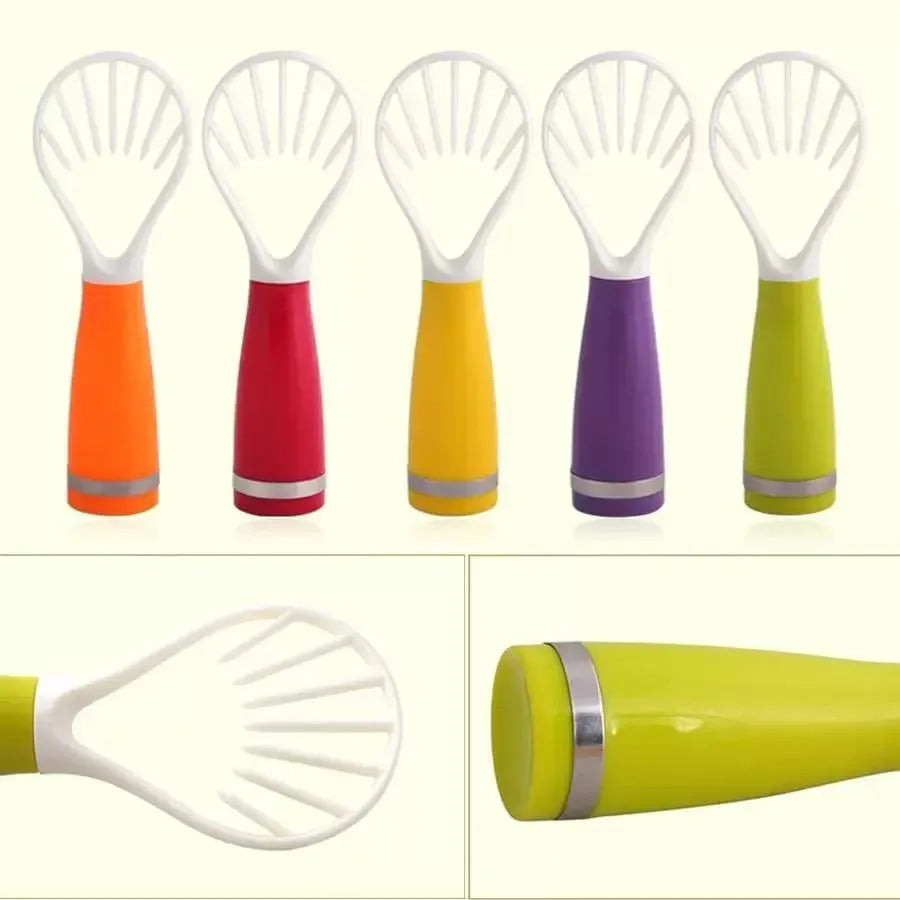 أدة لإزالة بذور الفاكهة وحفر لب الفاكهة للبطيخ والكيوي والشمام والبيتايا والمانجو - جهاز إزالة البذور البلاستيكي