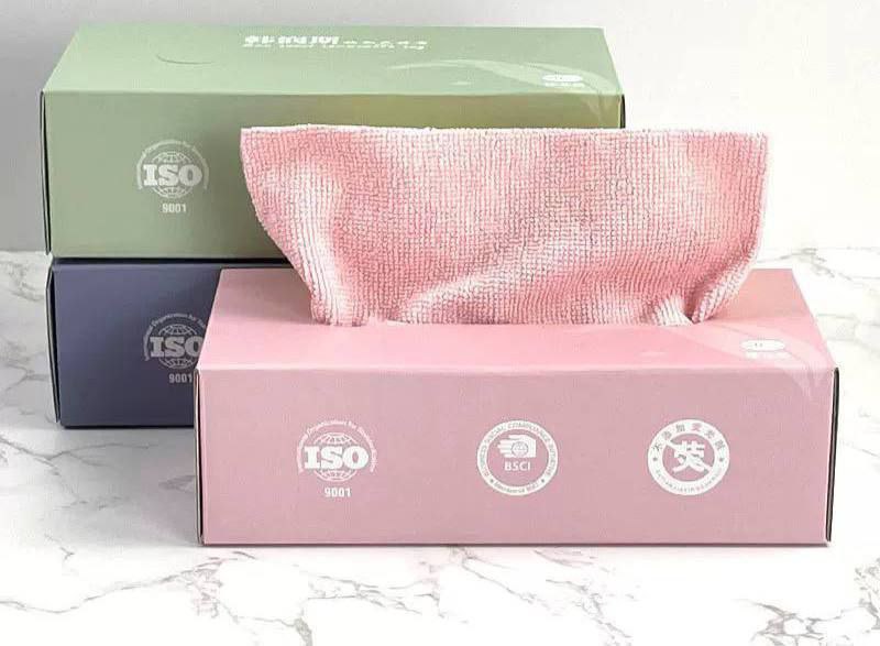 باكيت فوط مايكروفايبر قابلة لاعادة الاستخدام 10 قطع