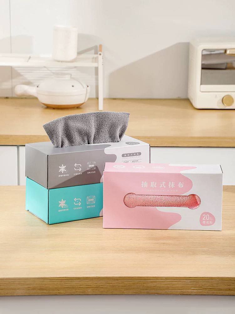 باكيت فوط مايكروفايبر قابلة لاعادة الاستخدام 10 قطع