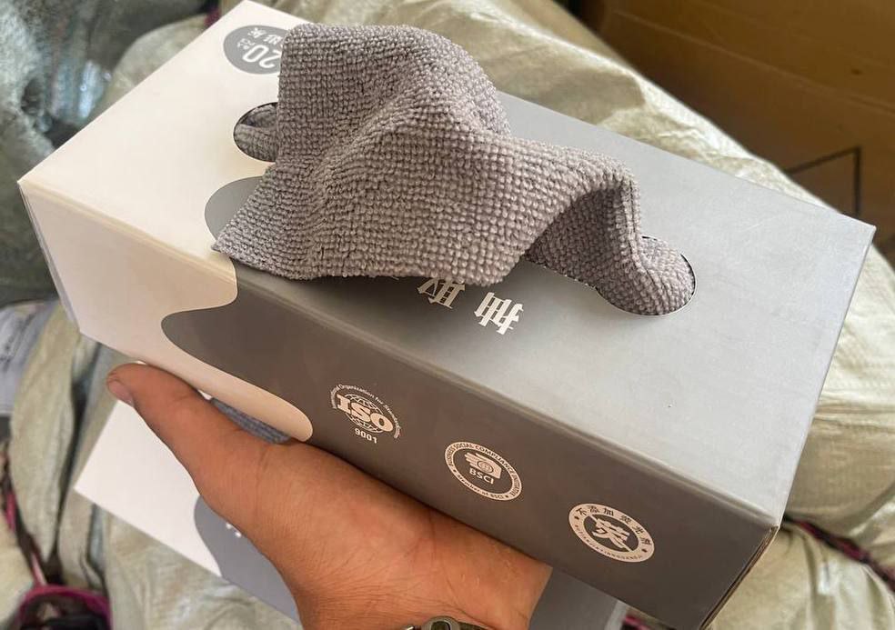 باكيت فوط مايكروفايبر قابلة لاعادة الاستخدام 10 قطع