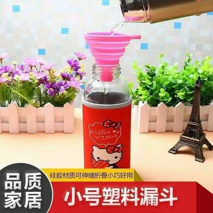 قمع قابل للطي من السيليكون