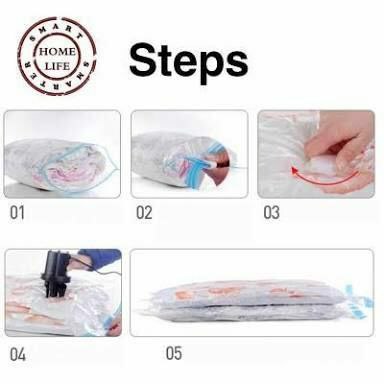 أكياس تفريغ الهواء لتخزين الملابس