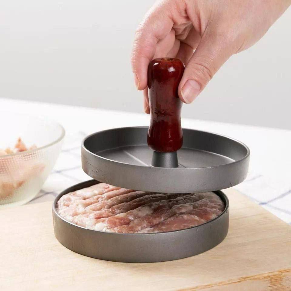 مكبس برغر معدني