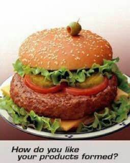 مكبس برغر معدني