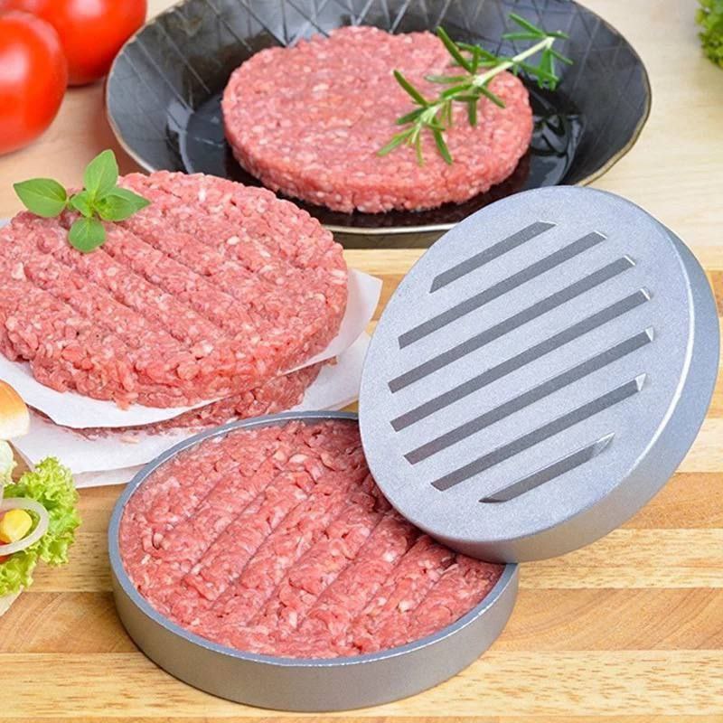 مكبس برغر معدني