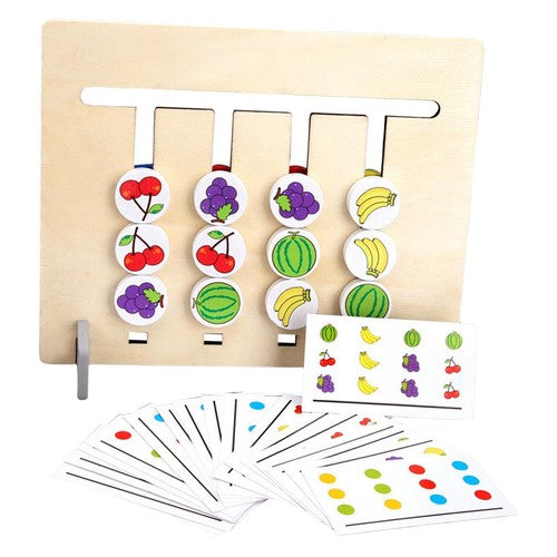 لعبة أحجية الشرائح من مونتيسوري - أنشطة تعليمية لمرحلة ما قبل المدرسة - لعبة أحجية الصور المقطوعة