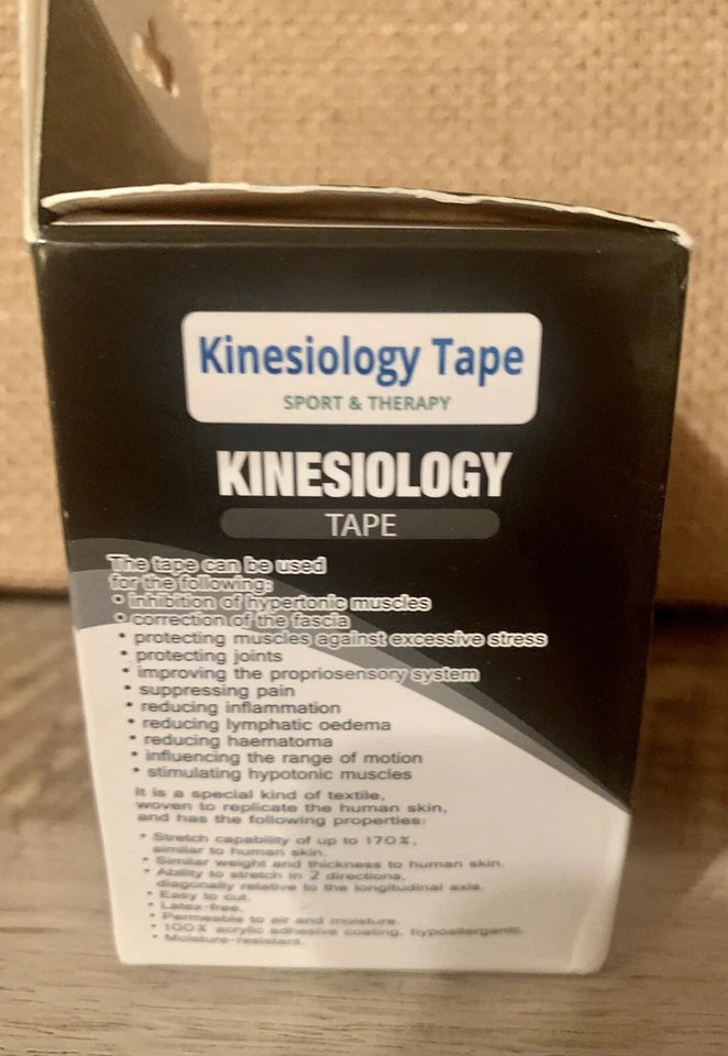 شريط الحركة الرياضي والعلاجي (Kinesiology Tape) – دعم، راحة، وتعزيز للأداء!