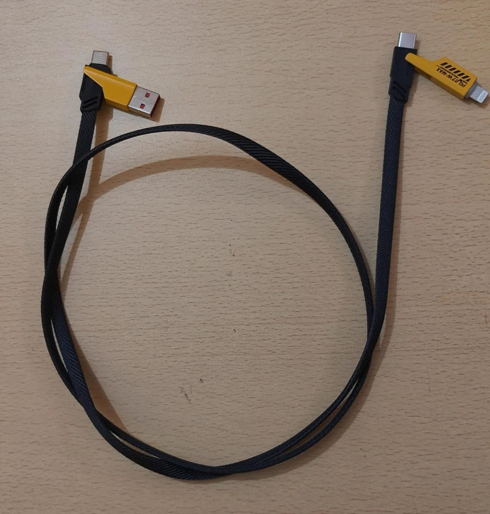 وصلة شاحن سريع متعددة المنافذ 4 في 1 – USB Cable